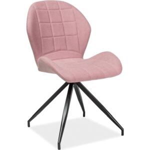 Jídelní čalouněná židle HALS II růžová