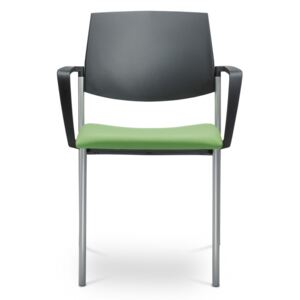 LD SEATING Konferenční židle SEANCE ART 190-N2 BR-N1, kostra šedá