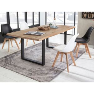 SIT MÖBEL Jídelní stůl TABLES & BENCHES LIGHT CURVE RECTANGLE 180 × 90 × 76 cm, Vemzu