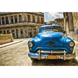 Fototapeta, Tapeta Vintage Car Cuba Havana, (416 x 254 cm)