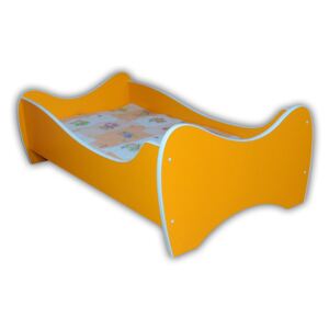 Dětská postel MIDI 140x70 oranžová