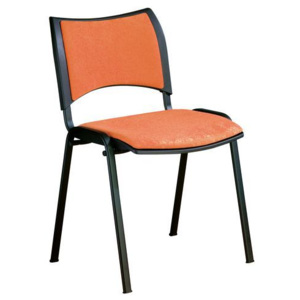 Konferenční židle Smart Black, oranžová