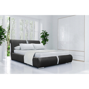 Čalouněná postel PITO + matrace DE LUX, 200x200, madryt 190
