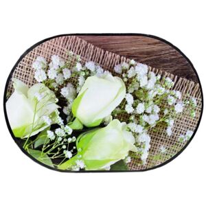 Numbero plus Podložky na stůl obrázek - Bílá růže a Heřmánek