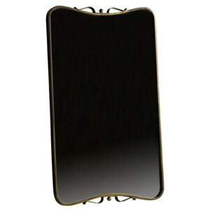 Nordic Design Zlaté kovové zrcadlo Antique 85,5 cm