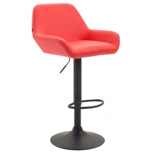 Barová židle Braga syntetická kůže, červená