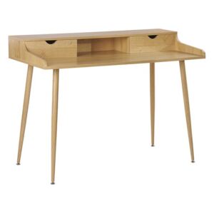 Psací stůl světlé dřevo 120 x 60 cm LENORA