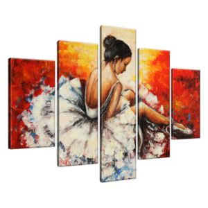 Ručně malovaný obraz Unavená baletka 150x105cm RM2408A_5H