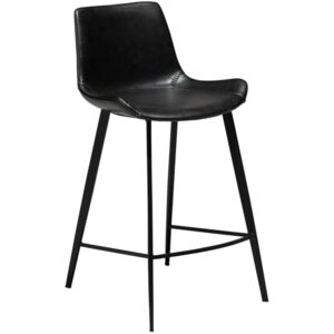 Barová židle DanForm Hype 91 cm, ekokůže, vintage černá