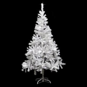 Nexos D32994 Umělý vánoční strom s třpytivým efektem - 180 cm, bílý