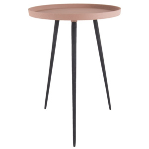 Růžový příruční stolek Leitmotiv Nimble