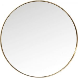 KARE DESIGN Zrcadlo Curve Round 100 cm - mosazné