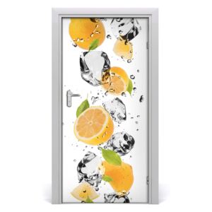 Fototapeta na dveře samolepící citron a voda