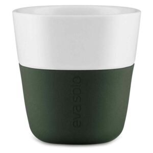 EVA SOLO Termohrnky na kávu Espresso 2ks tmavě zelená 80ml