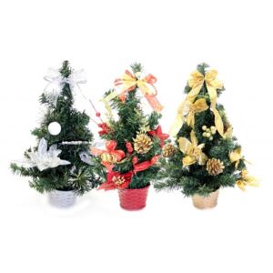 Stromeček vánoční 30cm mix