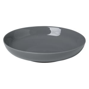 BLOMUS hluboký talíř porcelánový tmavě šedý RO