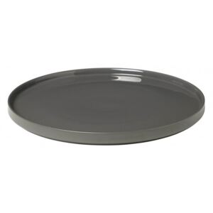 BLOMUS sevírovací talíř keramický šedý MIO