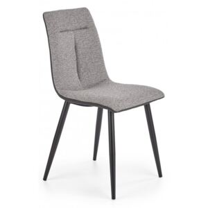Jídelní židle K374 šedá / černá Halmar