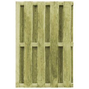 Zahradní branka zelené impregnované dřevo FSC 100 x 150 cm