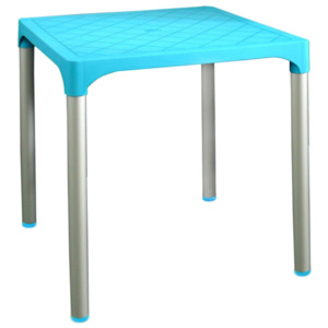 MEGA PLAST MP1351 VIVA stůl, polyratan světle modrá