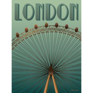 ViSSEVASSE Plakát London Eye, 50 x 70 cm