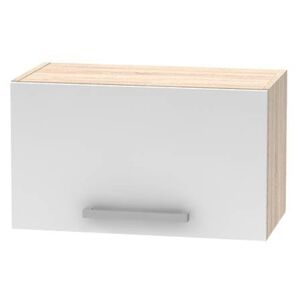 Horní skříňka 60 nad digestoř 1DV, dub sonoma / bílá, NOVA PLUS, NOPL-011-OH