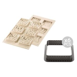 Silikomart Silikonová forma na pečení 3D Mini Tarte Sand