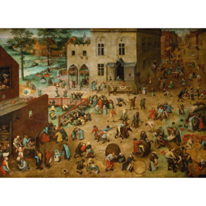 Obraz, Reprodukce - Children's Games, 1560, Pieter the Elder Bruegel