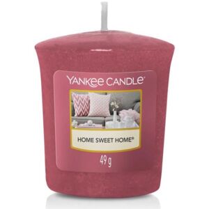 Yankee Candle - votivní svíčka Home Sweet Home (Ó sladký domove) 49g (Aróma skořice, domácího pečení a doušku čerstvě vylouhovaného čaje, která vás zahřeje u srdce a prodchne váš domov atmosférou vzájemné lásky a porozumění...)