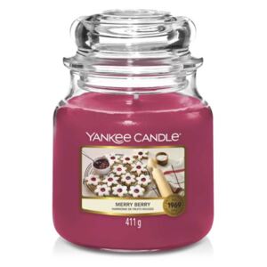 Yankee Candle - vonná svíčka Merry Berry (Linecké cukroví) 411g