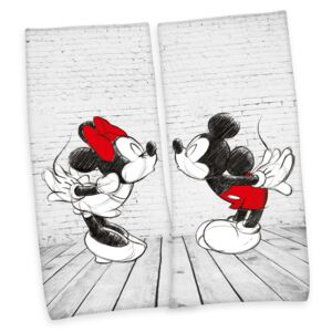 Herding Maxi osušky Mickey a Minnie Herding - 80x180 cm, 100% bavlna