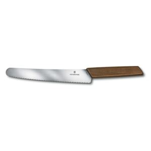 VICTORINOX Nůž na chleba Swiss Modern 22cm s dřevěnou rukojetí