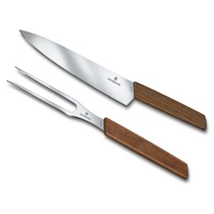 VICTORINOX Swiss Modern sada kuchařský nůž a vidlička na maso