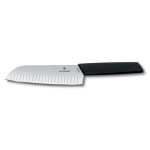 VICTORINOX Swiss Modern nůž Santoku 17cm černý