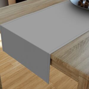 Goldea bavlněný běhoun na stůl - šedý 20x140 cm