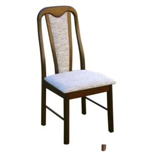 Jídelní židle JANA, látka NIKITA 22 (ořech 2)