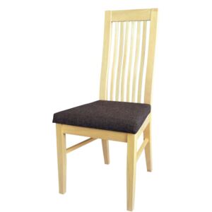 Jídelní židle LAURA, látka SP3 (bělený dub)