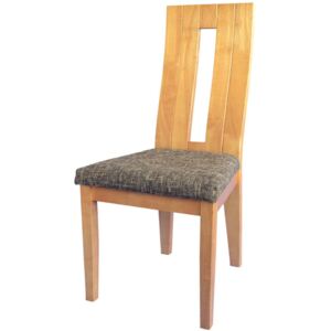 Jídelní židle NELA, látka Dark Brown (buk)