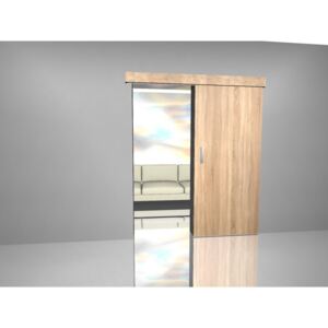 Posuvné dveře Posuvné dveře hladké dub bardolino (Sonoma) 18mm