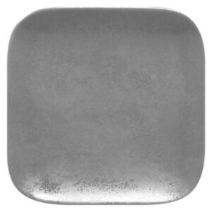 Shale talíř dezertní čtvercový 15 cm - šedá