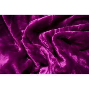 Aaryans Prostěradlo mikroflanel tmavě fialové Rozměry: 90 x 200 cm