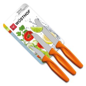 Sada nožů na zeleninu 3ks oranžová - Wüsthof Dreizack Solingen