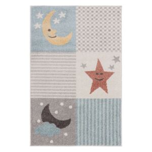 Flair Rugs koberce Dětský kusový koberec Bambino Rainbow night Grey/Multi - 80x120 cm