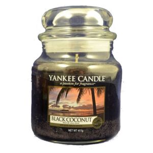 Yankee Candle Classic střední 411 g Černý kokos