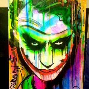Ručně malovaný obraz Josef Rataj - Joker
