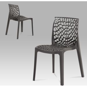 Artium Jídelní židle, šedá plast - CT-820 GREY