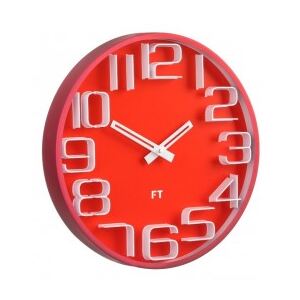 Designové nástěnné hodiny Future Time FT8010RD Numbers 30cm