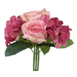 Kytice růže s hortenzií VI
