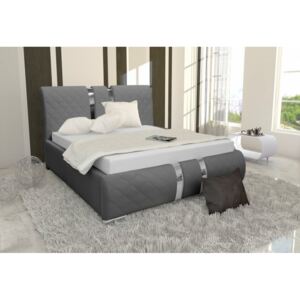 Čalouněná postel NIKO + matrace COMFORT, 200x200, madryt 190
