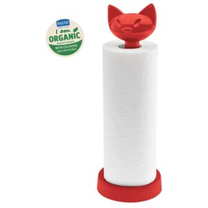 MIAOU kočka držák na papírové utěrky Organic KOZIOL (Barva červená Organic)